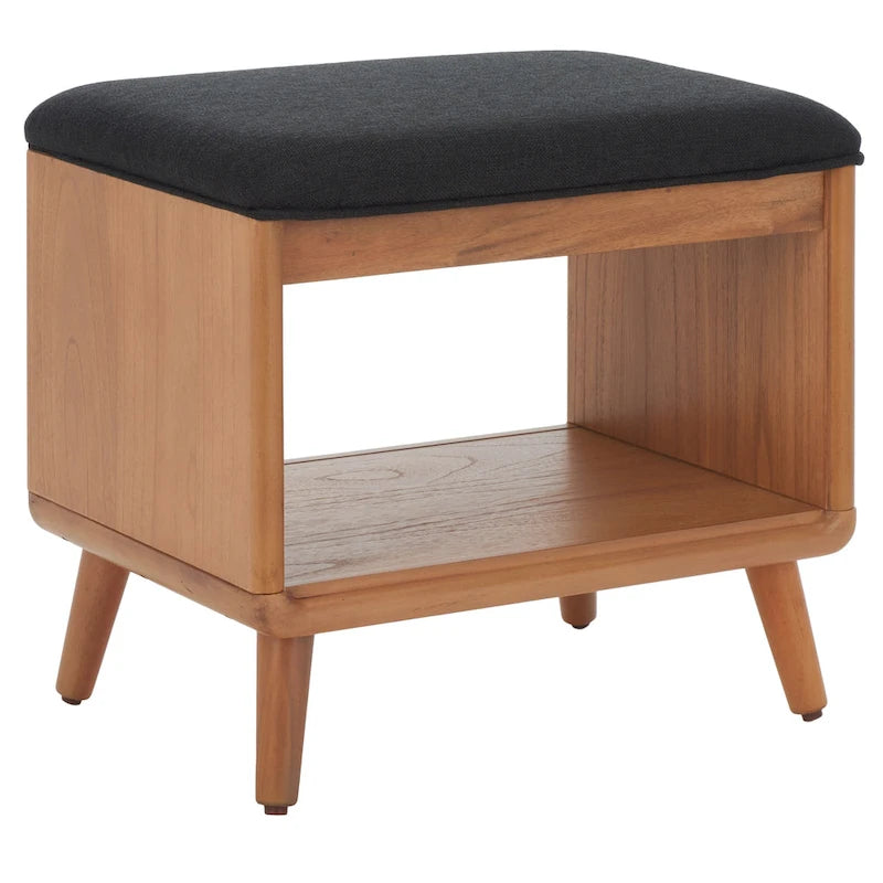 Open Shelf Bench W/ Cushion - 20 W x 15 D x 18 H