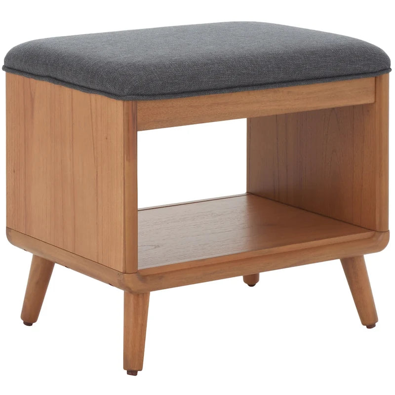 Open Shelf Bench W/ Cushion - 20 W x 15 D x 18 H
