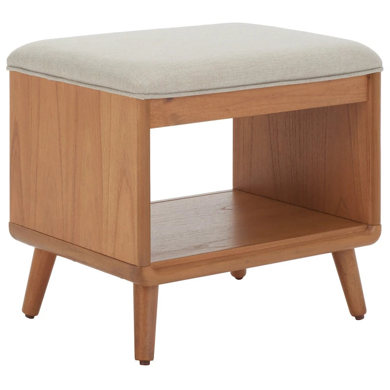 Open Shelf Bench W/ Cushion - 20 W x 15 D x 18 H