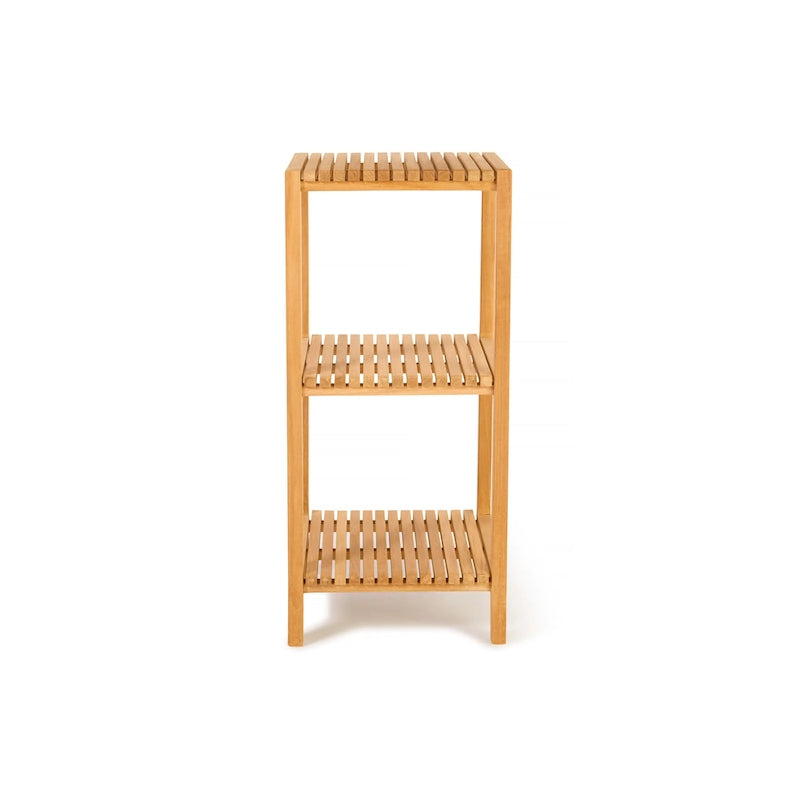 Kwadratowa półka z drewna tekowego 36 (90cm), 3 poziomy