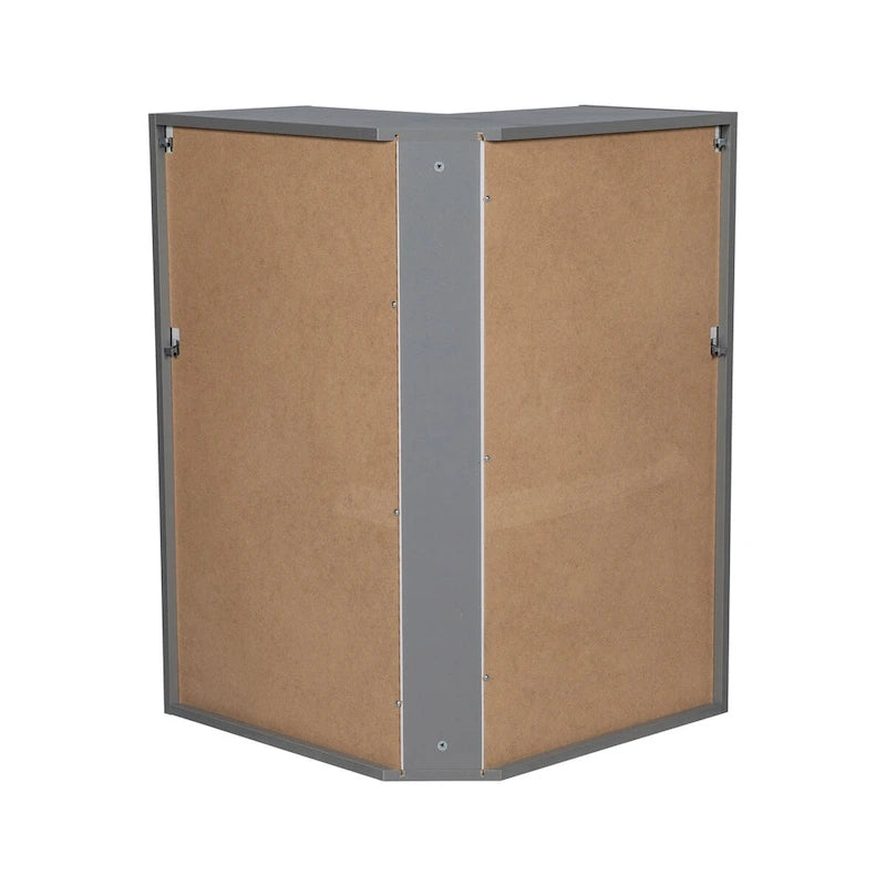 Pensile Easy Reach a doppia anta 24 x 42, grigio - 24 x 42 x 12