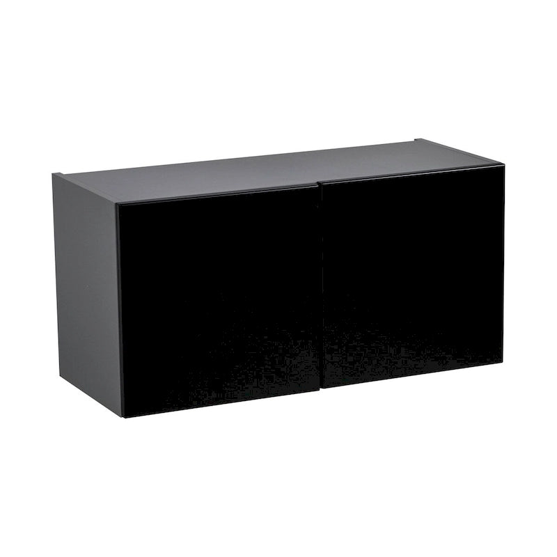 Armadietto da parete 30 x 18, doppia anta, grigio - 30 x 18 x 12