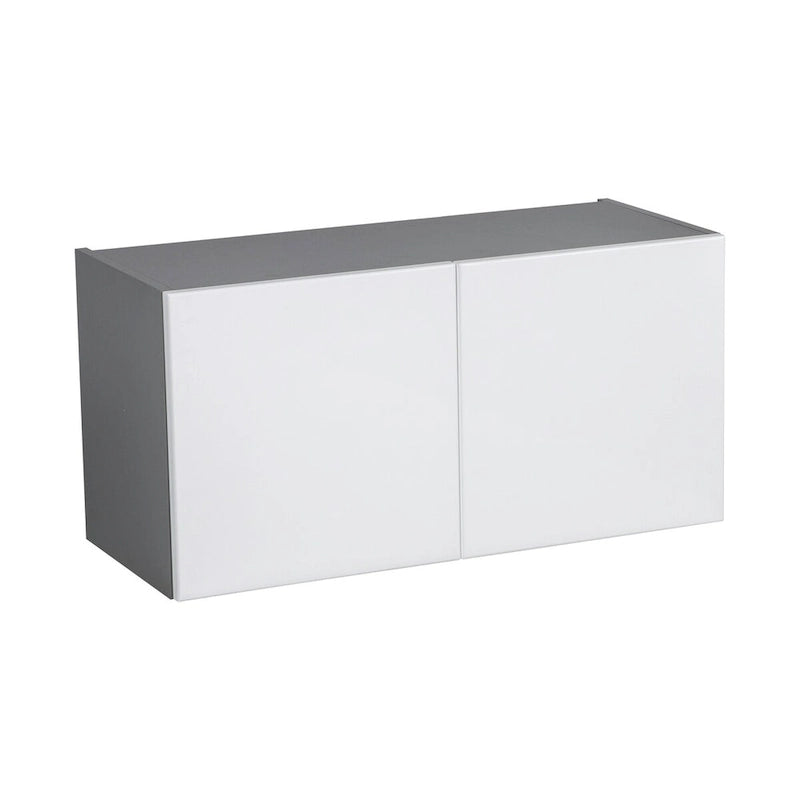 Armadietto da parete 30 x 18, doppia anta, grigio - 30 x 18 x 12