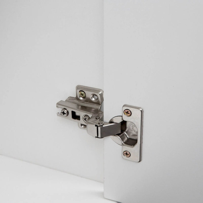 White 30 in. H Storage Cabinet with Adjustable Shelves