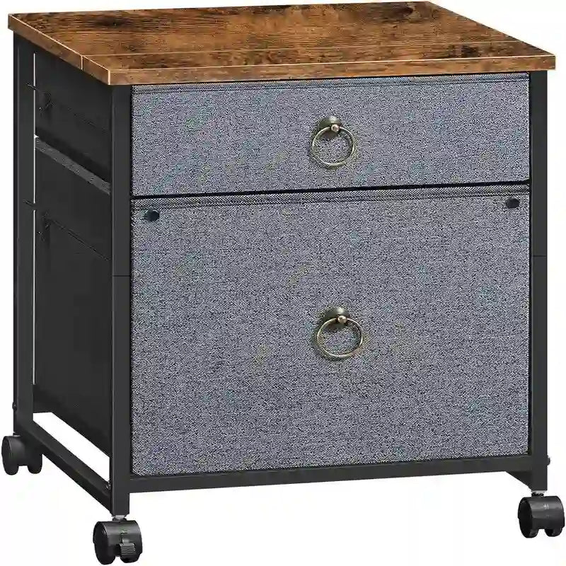 Aktenschrank mit 2 Schubladen - 15.7T x 15.7B x 19.6H
