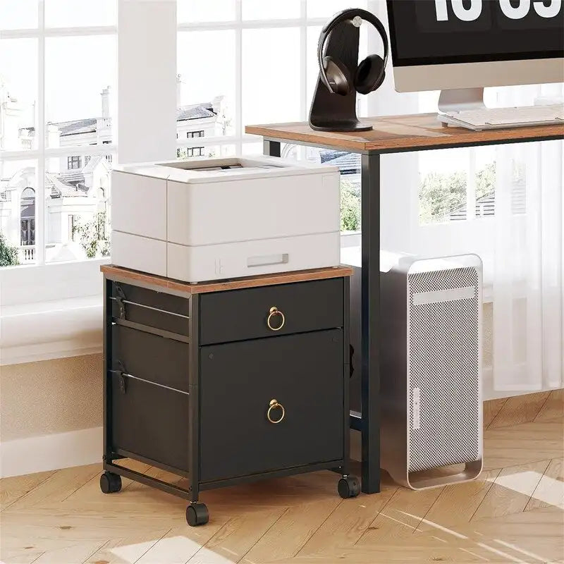 Aktenschrank mit 2 Schubladen - 15.7T x 15.7B x 19.6H