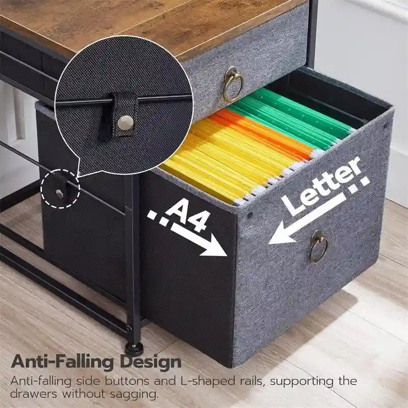 Szafka na akta z 2 szufladami - 15.7D x 15.7W x 19.6H