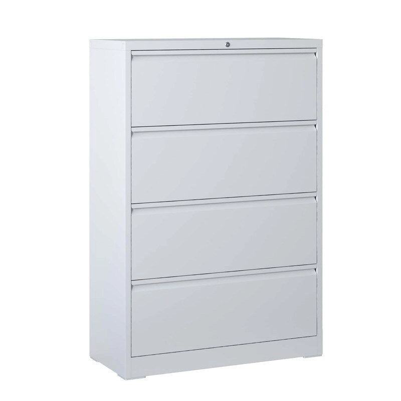 Classeur métallique à 4 tiroirs avec serrure, formats Legal/Letter/A4/F4