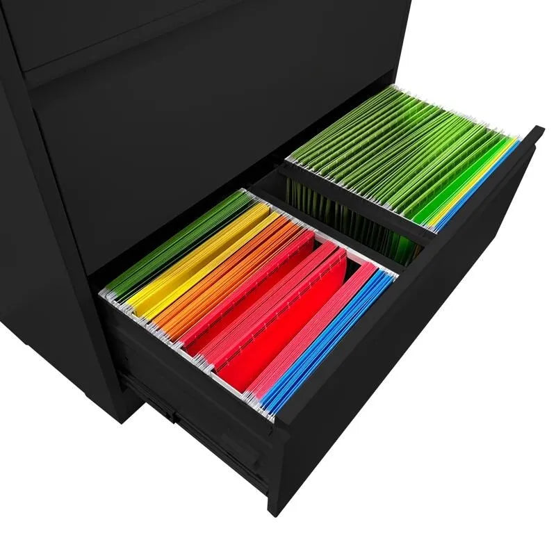 Classeur métallique à 4 tiroirs avec serrure, formats Legal/Letter/A4/F4