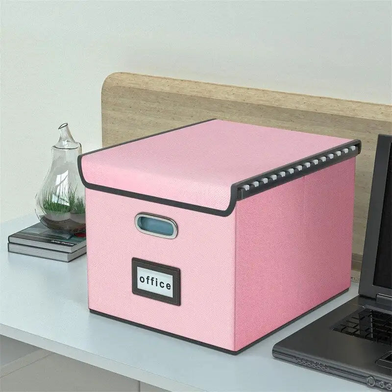 Scatola organizer pieghevole per documenti - 14.9L x 12.7W x 10.8H