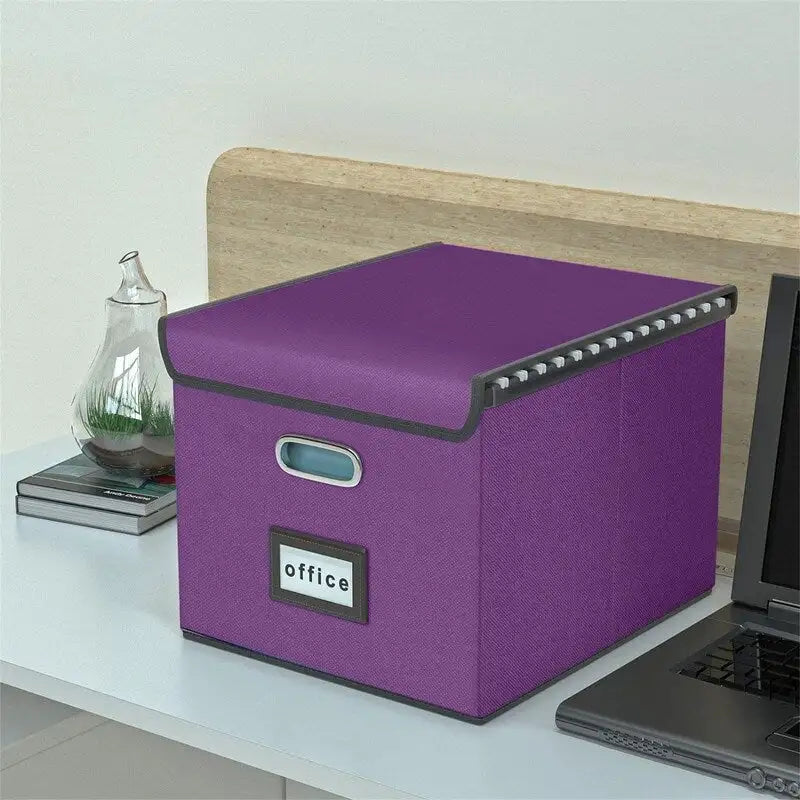 Scatola organizer pieghevole per documenti - 14.9L x 12.7W x 10.8H