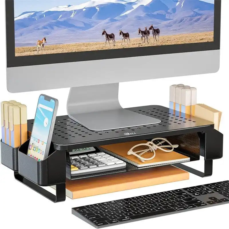Supporto per monitor con spazio contenitivo