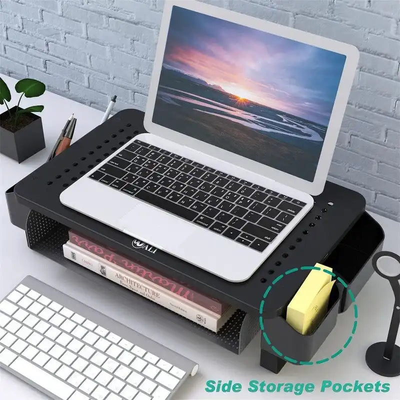 Supporto per monitor con spazio contenitivo