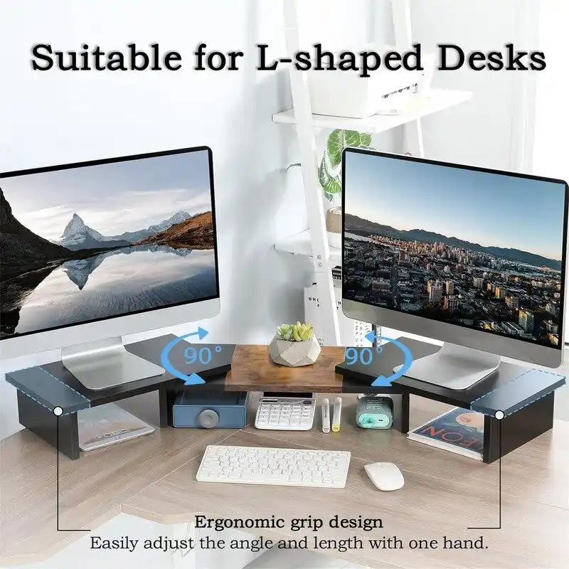 Dreifacher Dual-Monitorständer