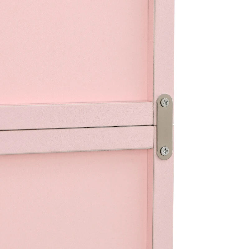 Tour multimédia à 8 niveaux, armoire de rangement étroite avec étagères réglables