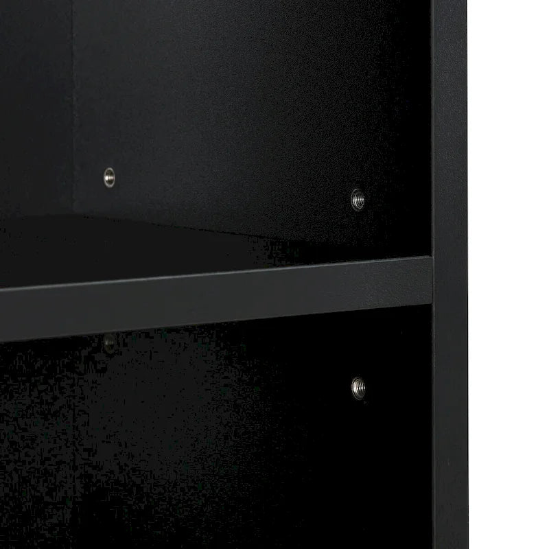 Tour multimédia à 8 niveaux, armoire de rangement étroite avec étagères réglables