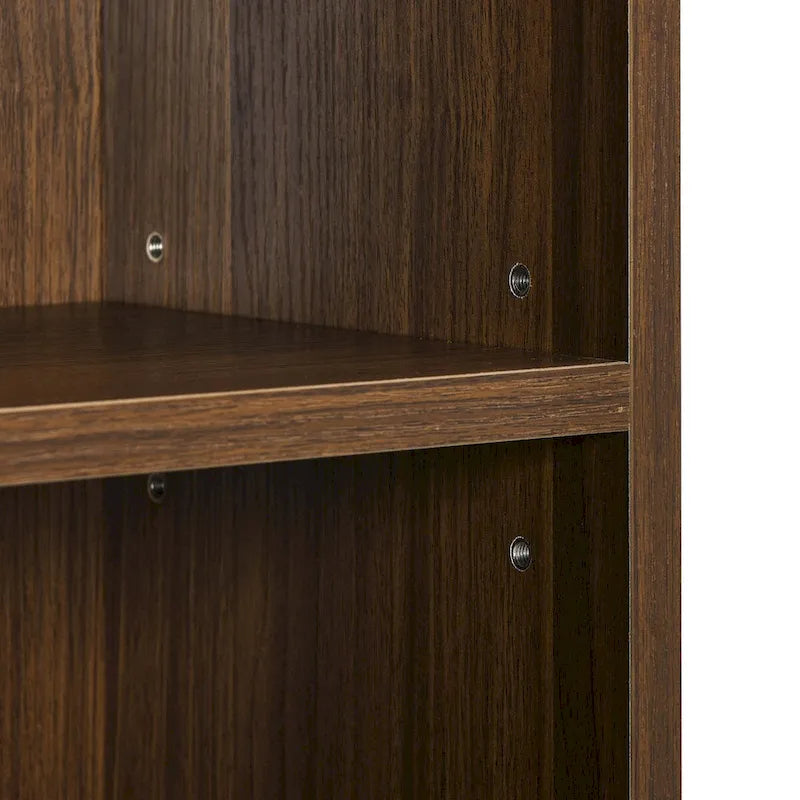 Tour multimédia à 8 niveaux, armoire de rangement étroite avec étagères réglables