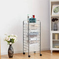 10 Drawer Rolling Storage Cart - 15D x 13W x 34H