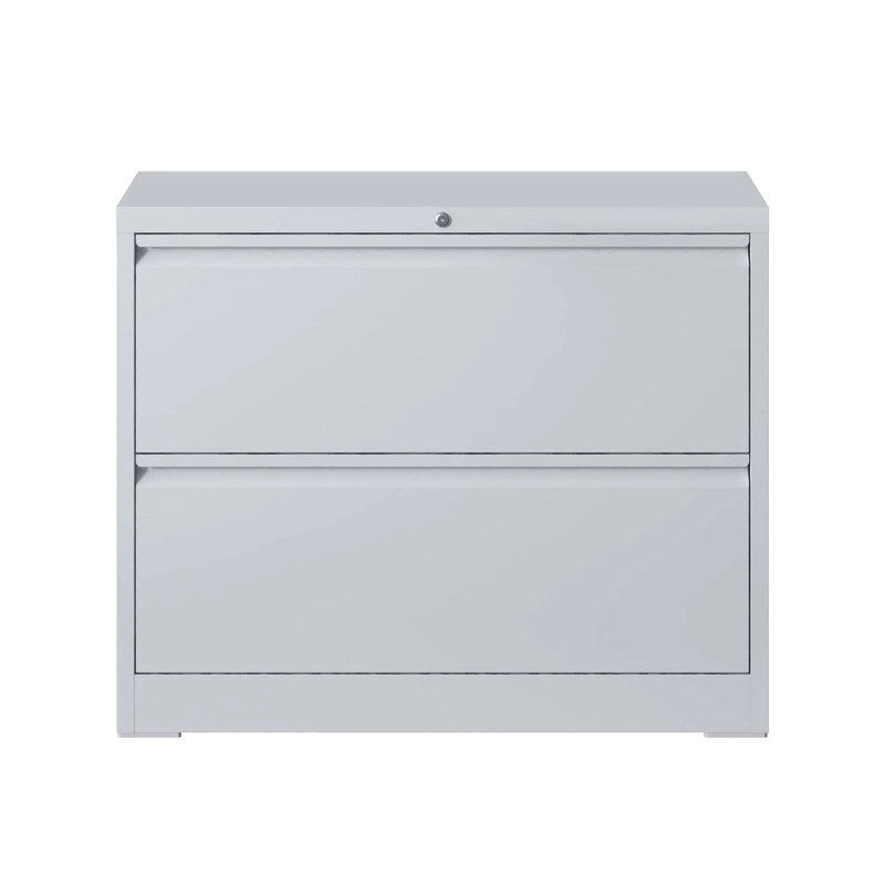 Metall-Aktenschrank mit 2 Schubladen und Schloss, Legal-/Letter-/A4-/F4-Format