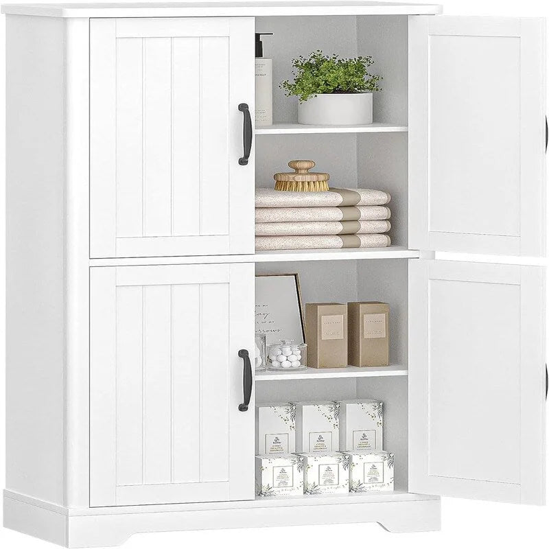 Mobile indipendente con 4 ante e 2 ripiani regolabili - 11.8D x 23.6W x 43.3H
