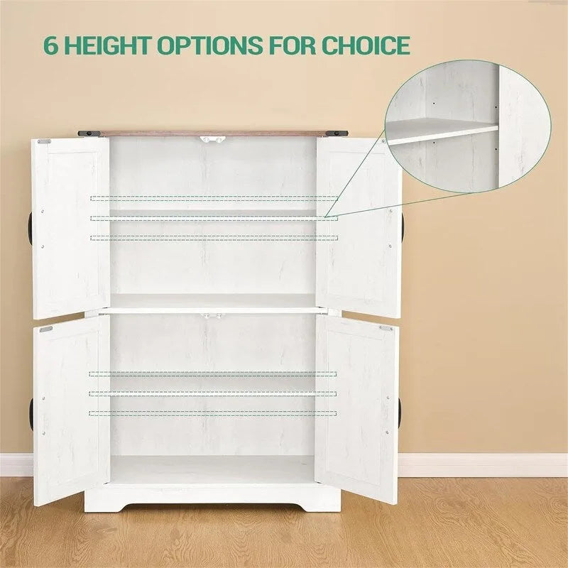 Mobile indipendente con 4 ante e 2 ripiani regolabili - 11.8D x 23.6W x 43.3H