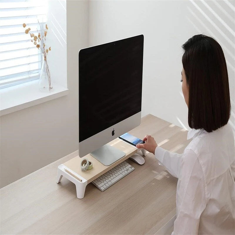 Ripiano rialzato per supporto da computer e monitor